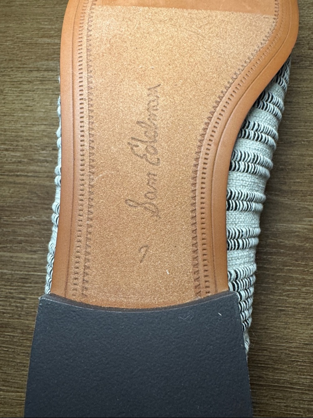NWT Sam Edelman Loraine Horse Bit Loafer Black/Natural. Size 7M - Picture 6 of 8